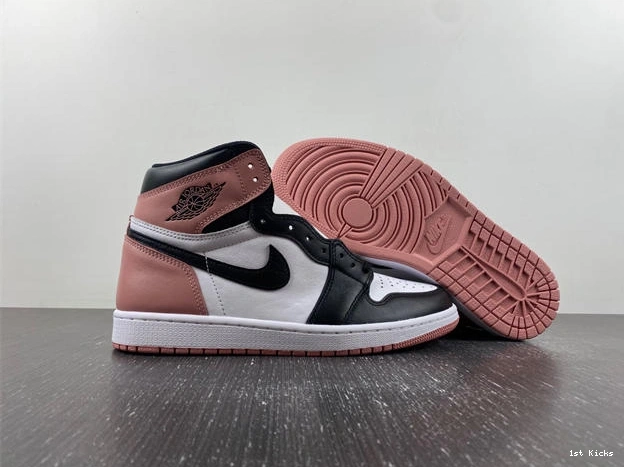 1st Kicks Rust Jordan 3599 Pink High Durable Retro 1 861428- 1024